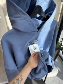Demi-hoodie “indigo”