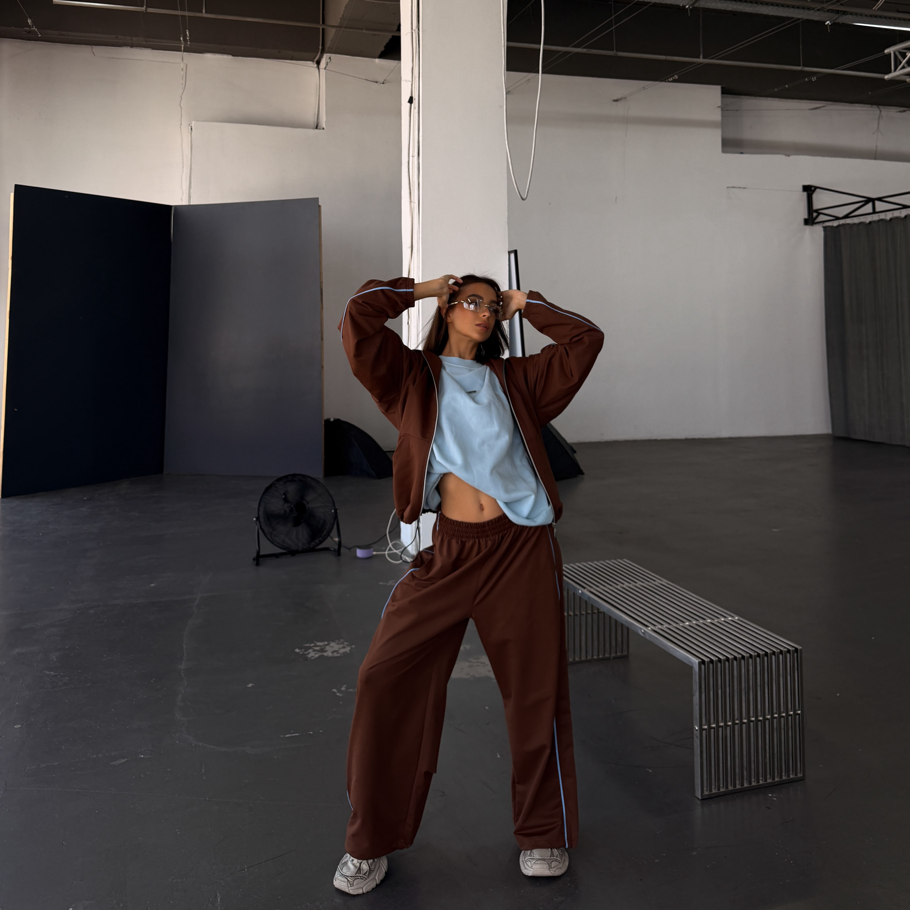 brown anorak set