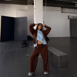 brown anorak set