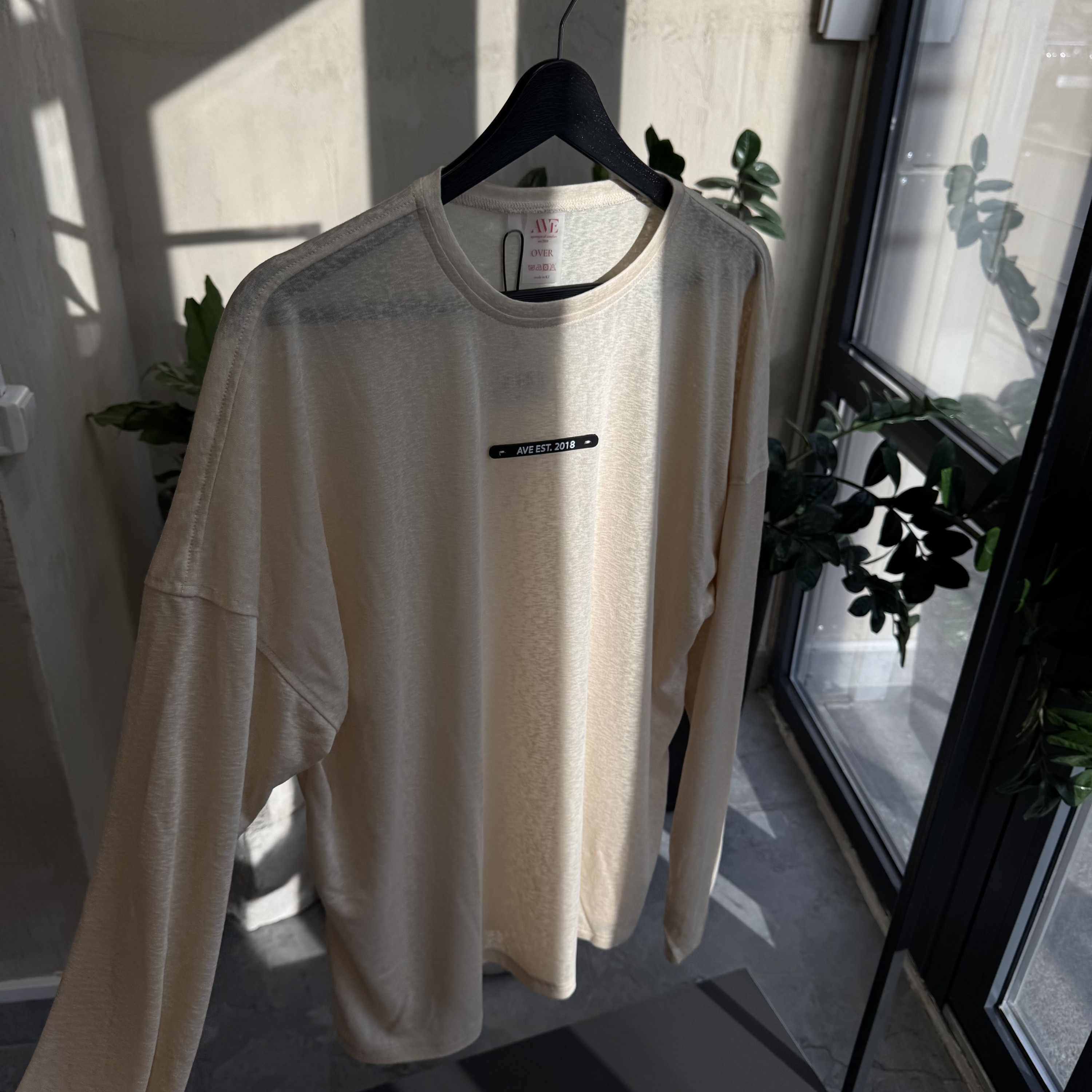 Fly viskoza longsleeve “beige”