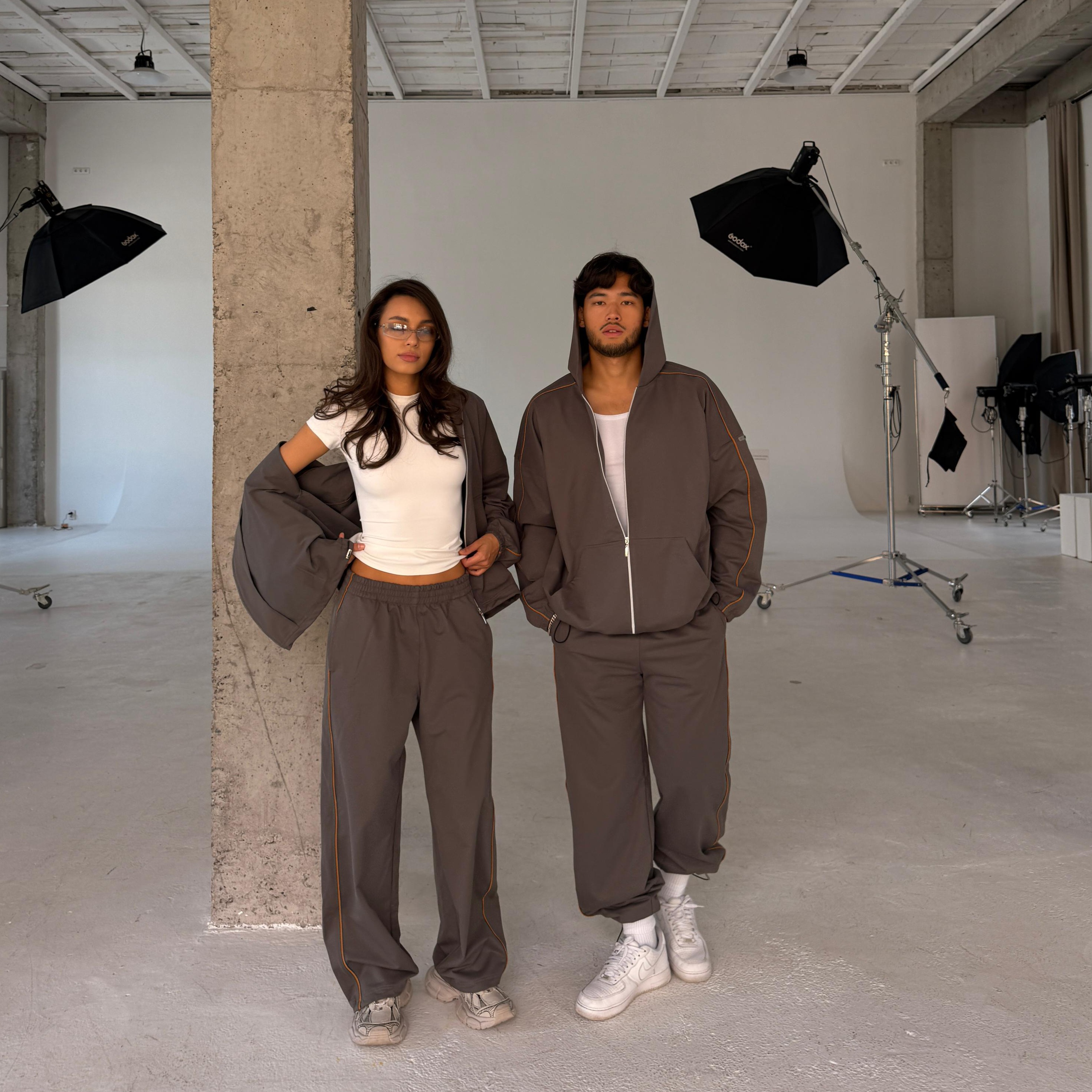 graphite anorak set