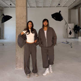 graphite anorak set