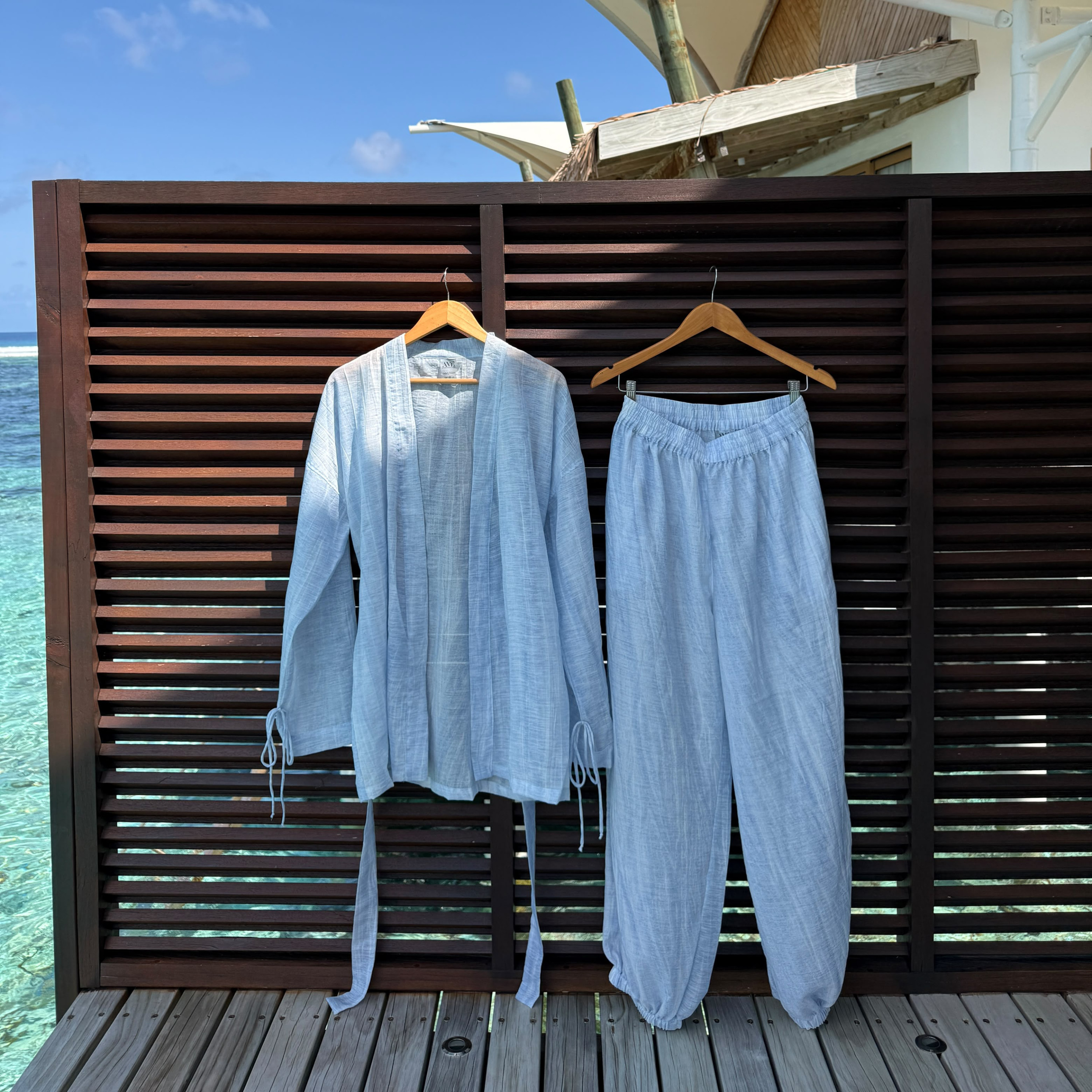 dopamine blue kimono set