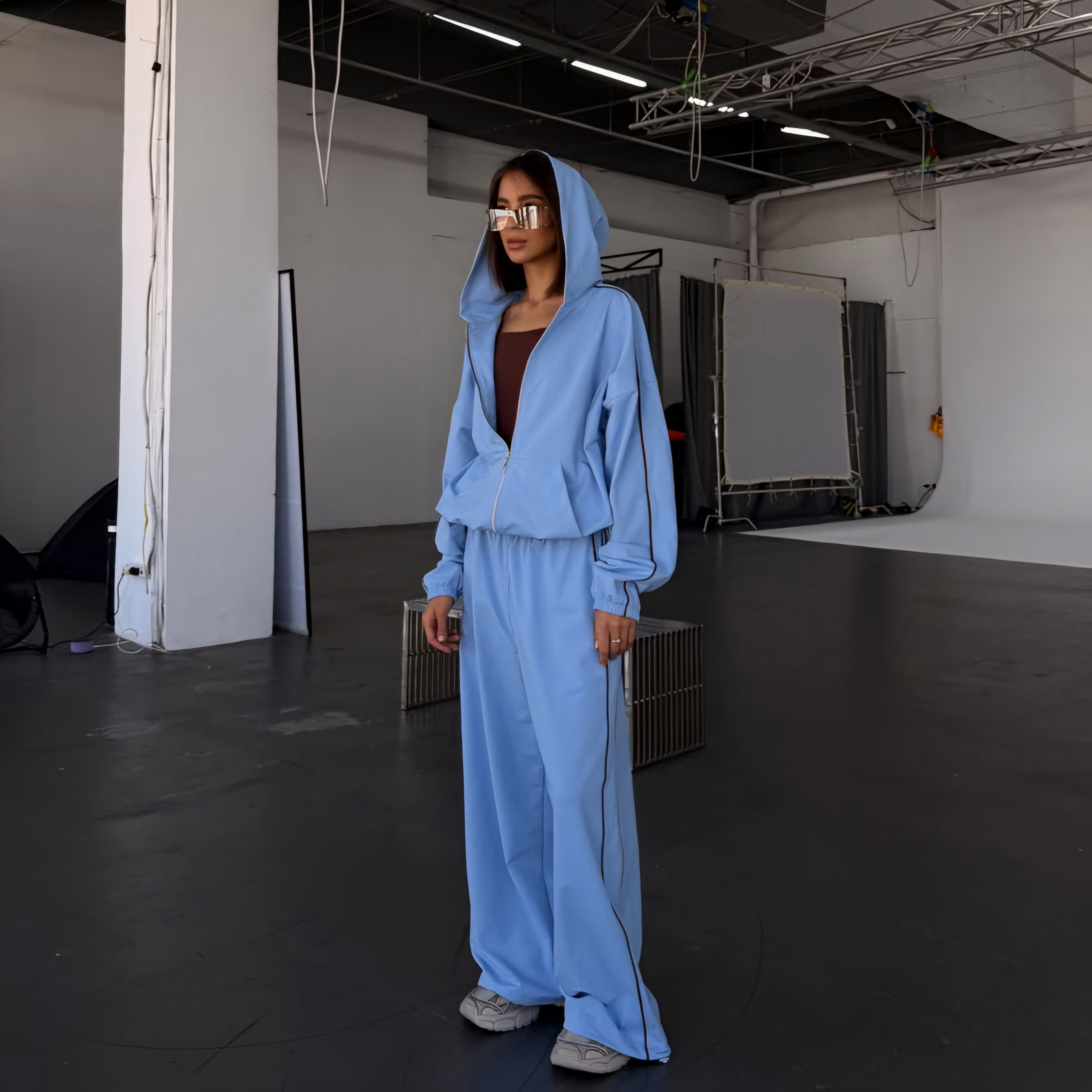 blue anorak set