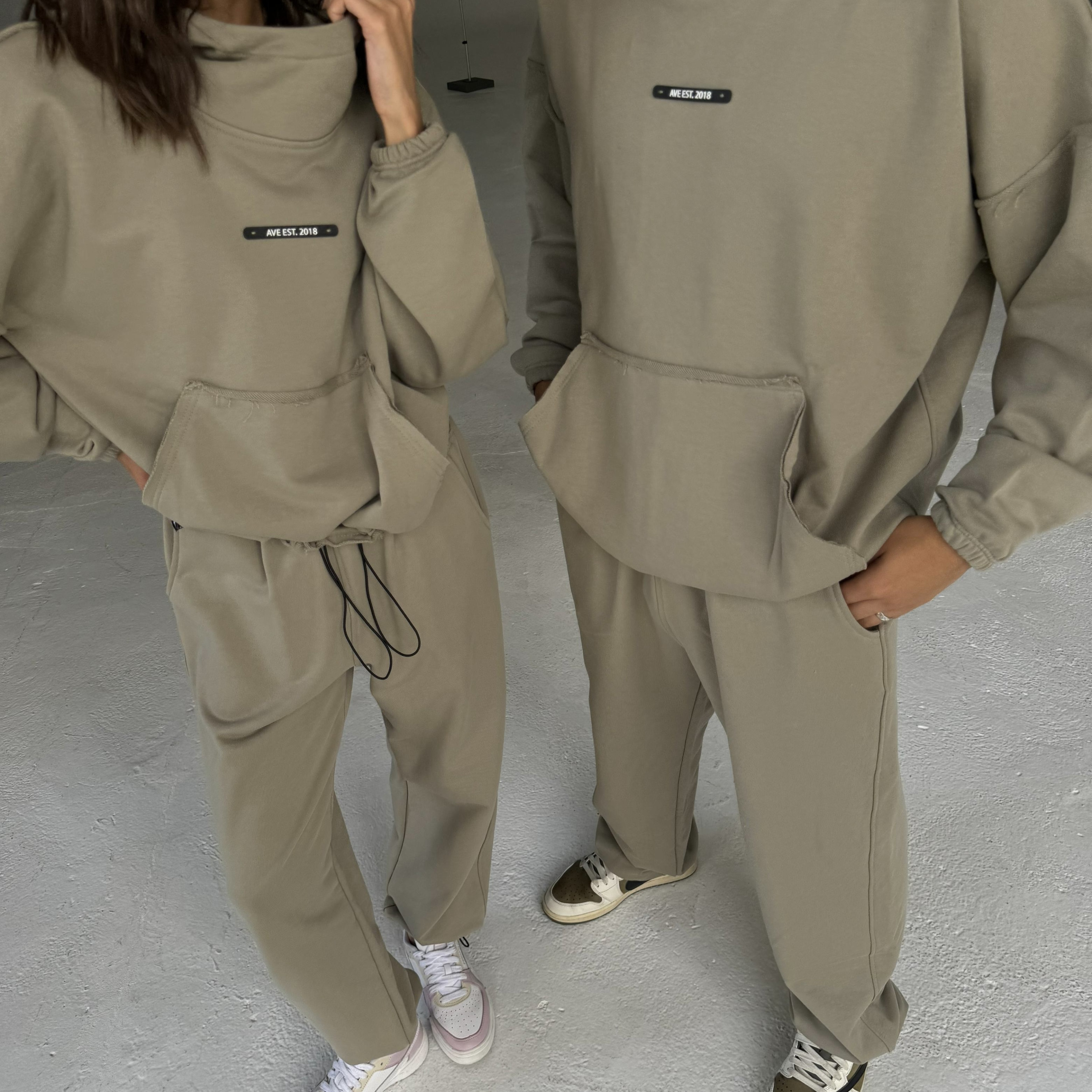 Demi-set hoodie “olive”