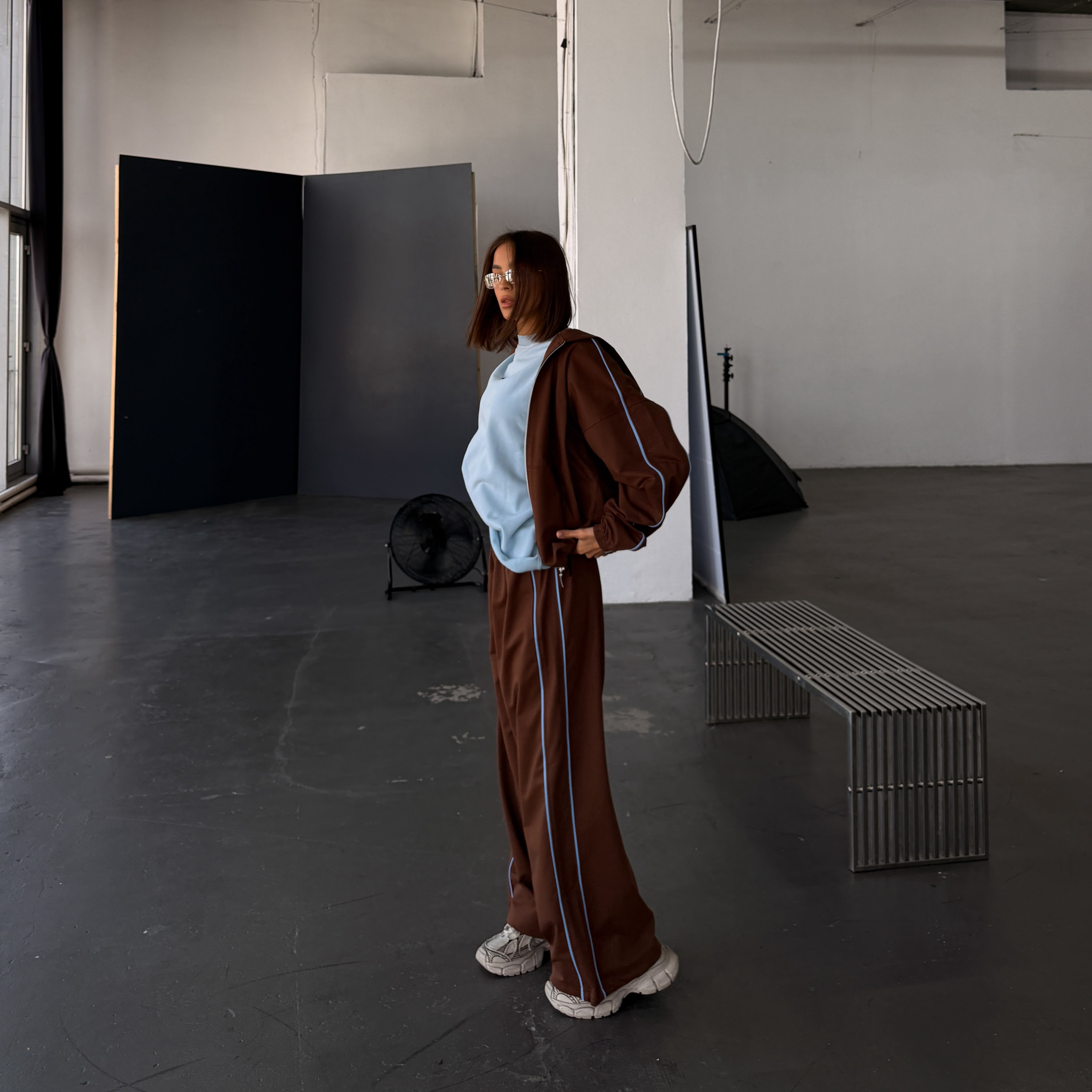 brown anorak set