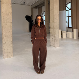 chocolate velour set