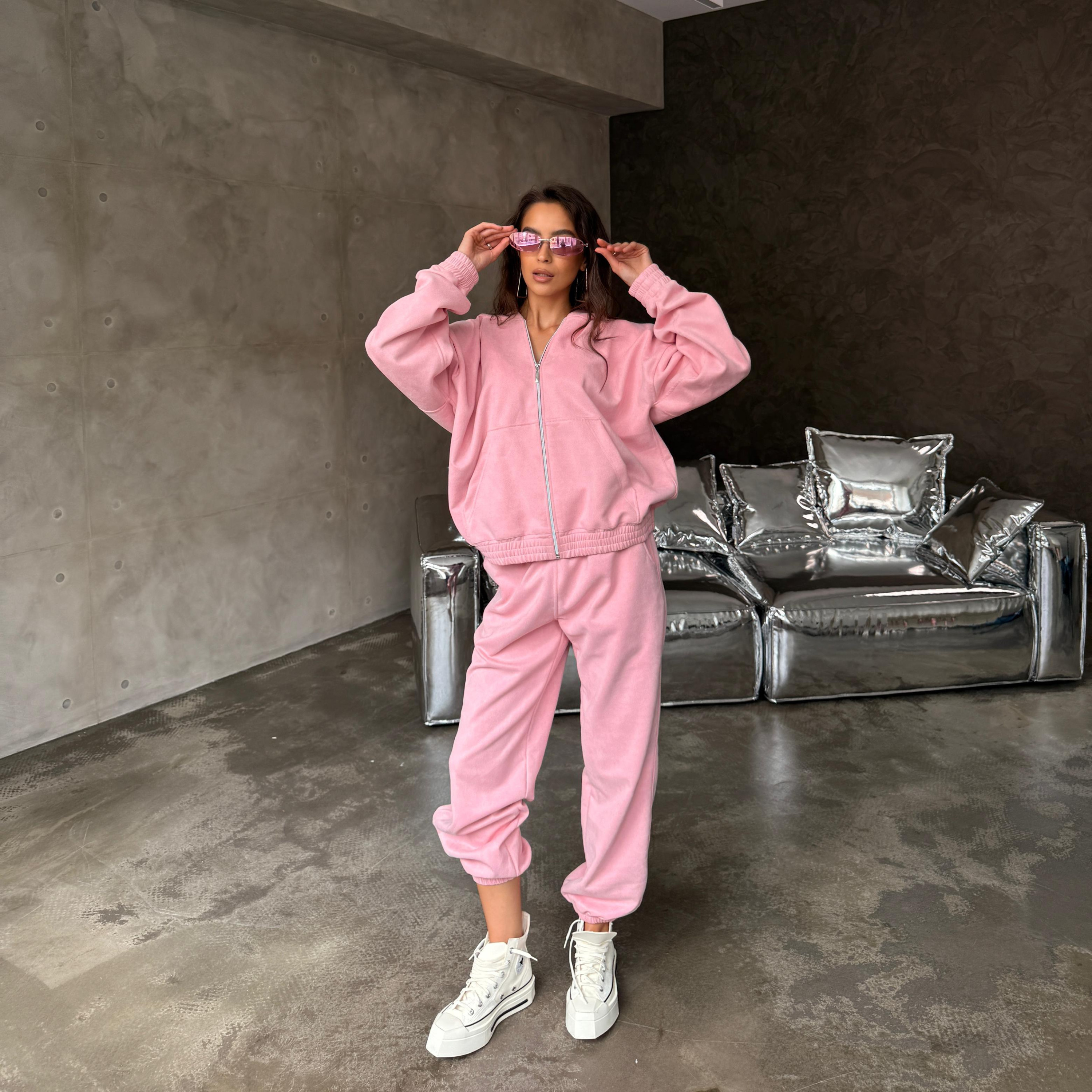 rose velour set