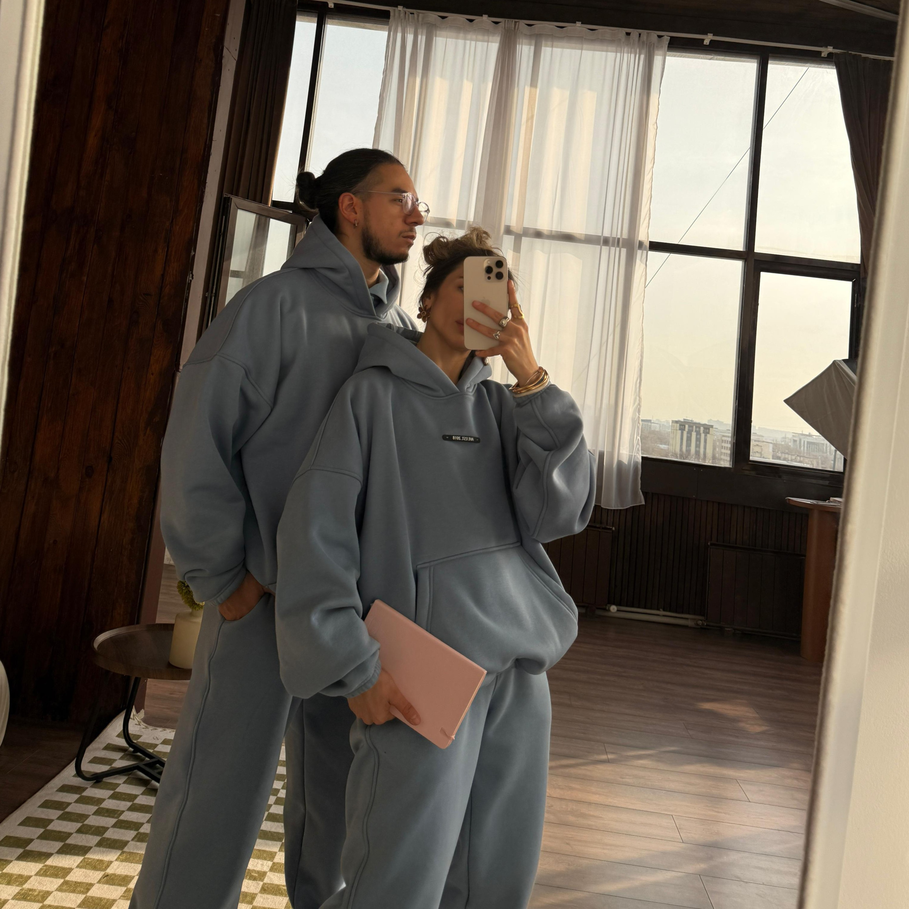 pastel indigo warm set