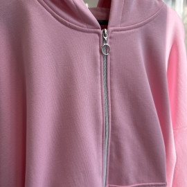 Demi-zip hoodie “zefir”