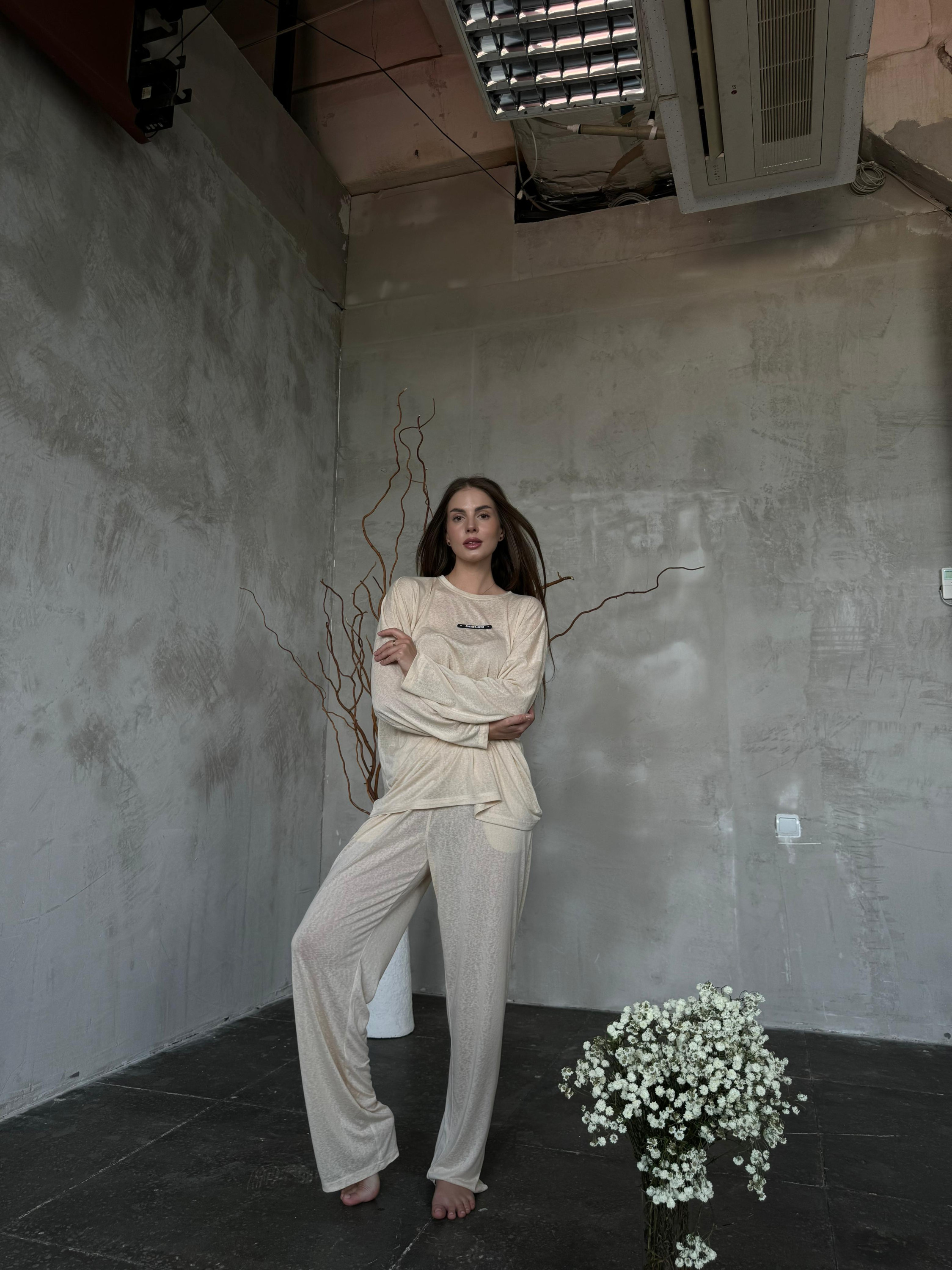 Fly viskoza “beige”