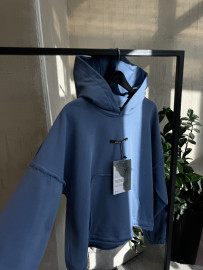 Demi-hoodie “indigo”