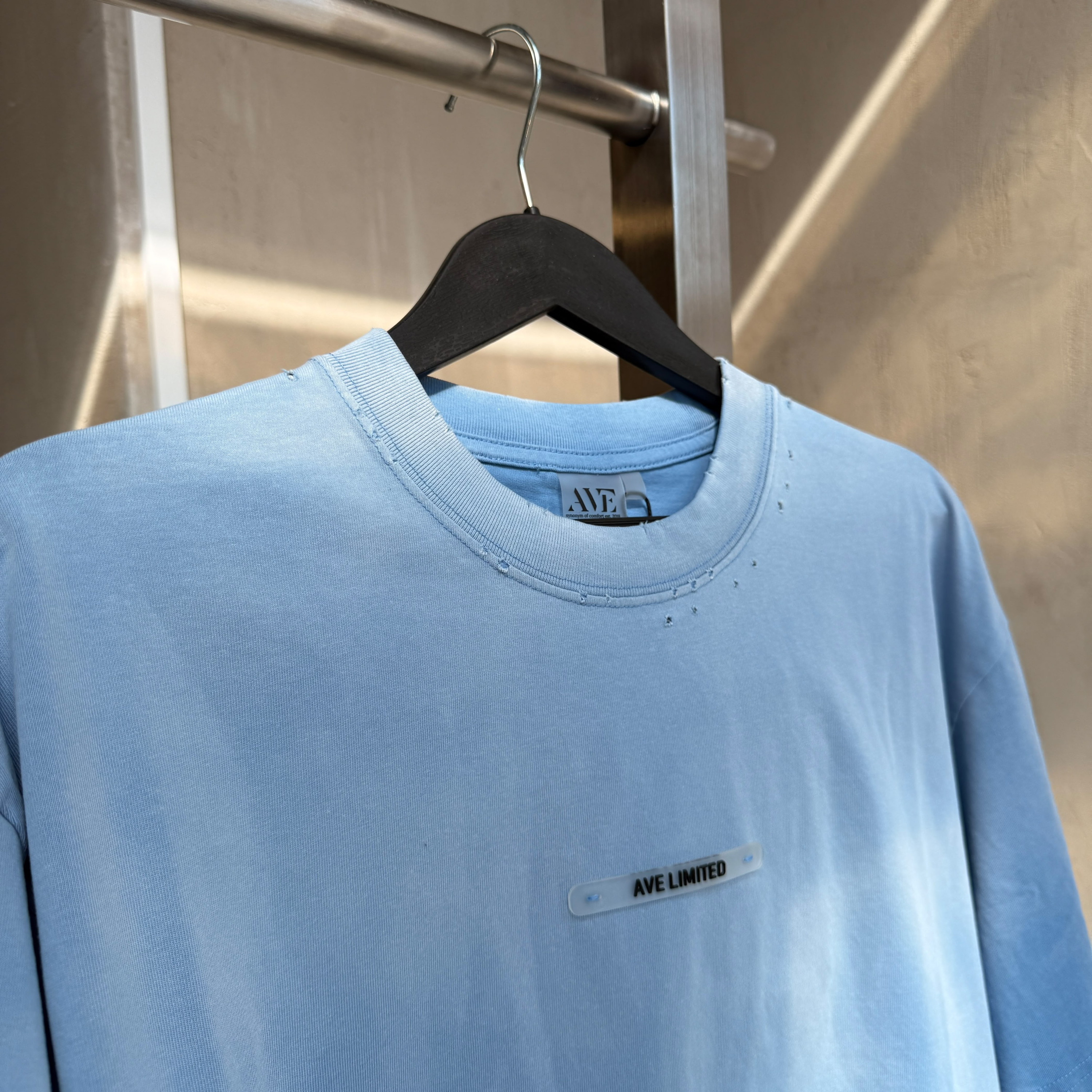 blue gradient t-shirt