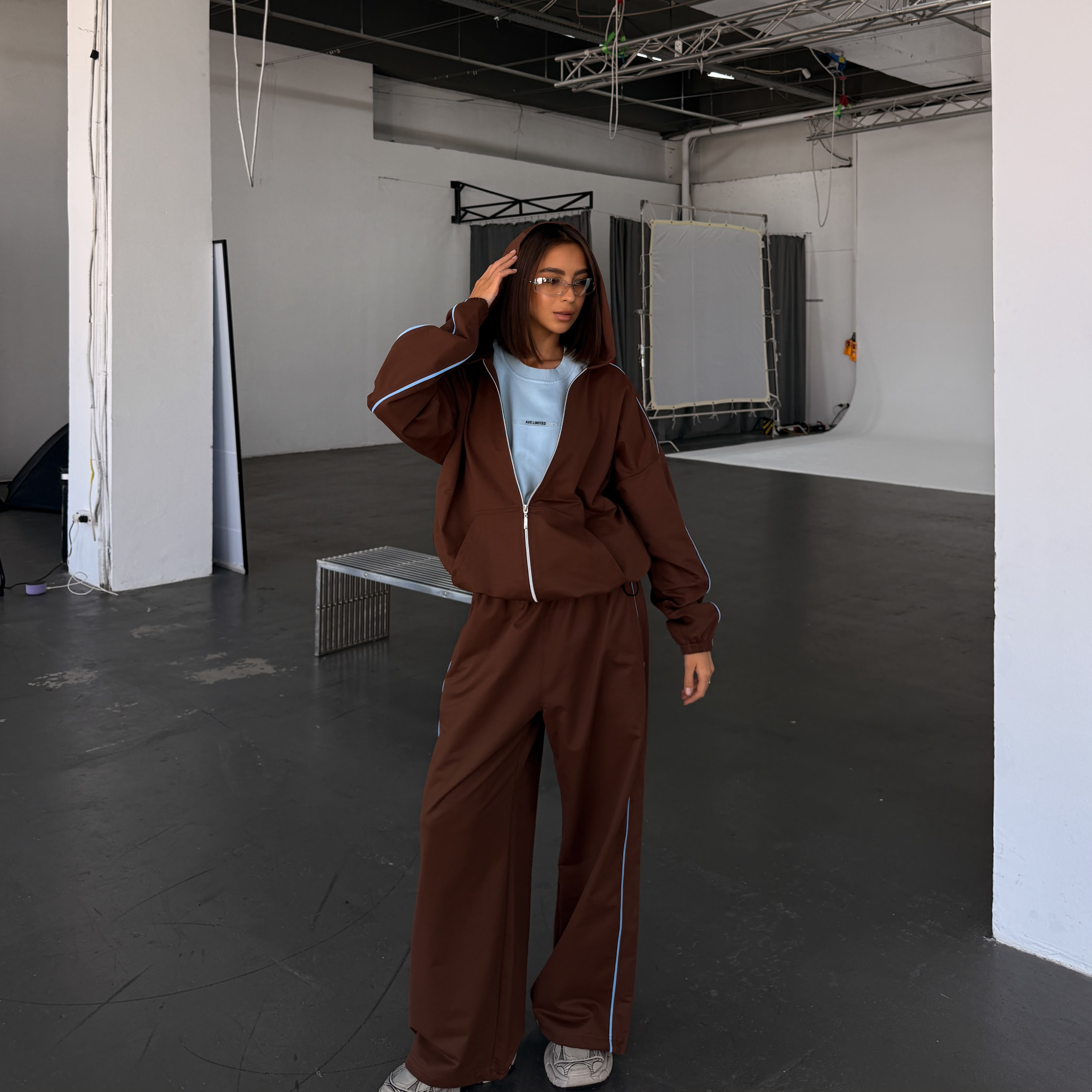 brown anorak set