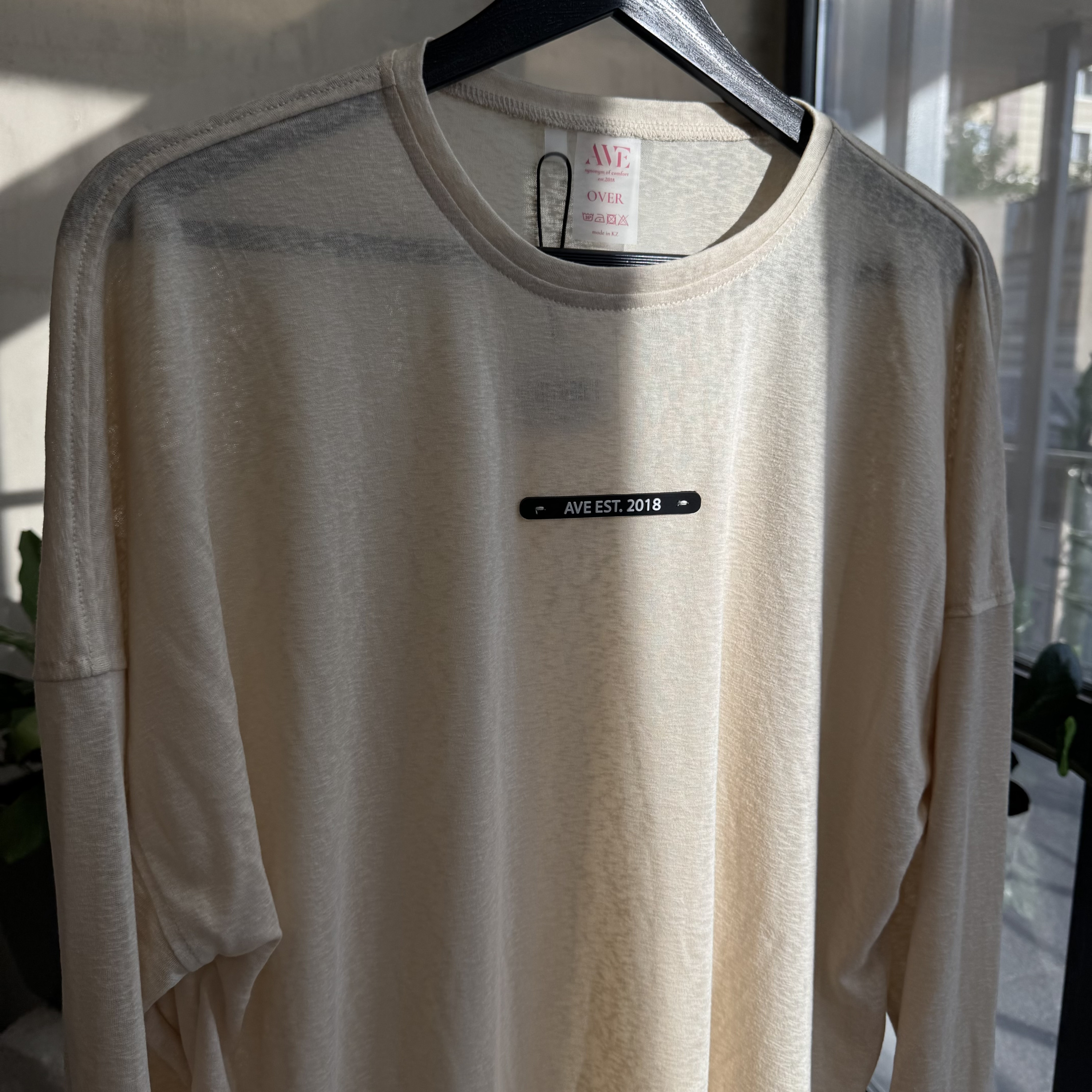 Fly viskoza longsleeve “beige”