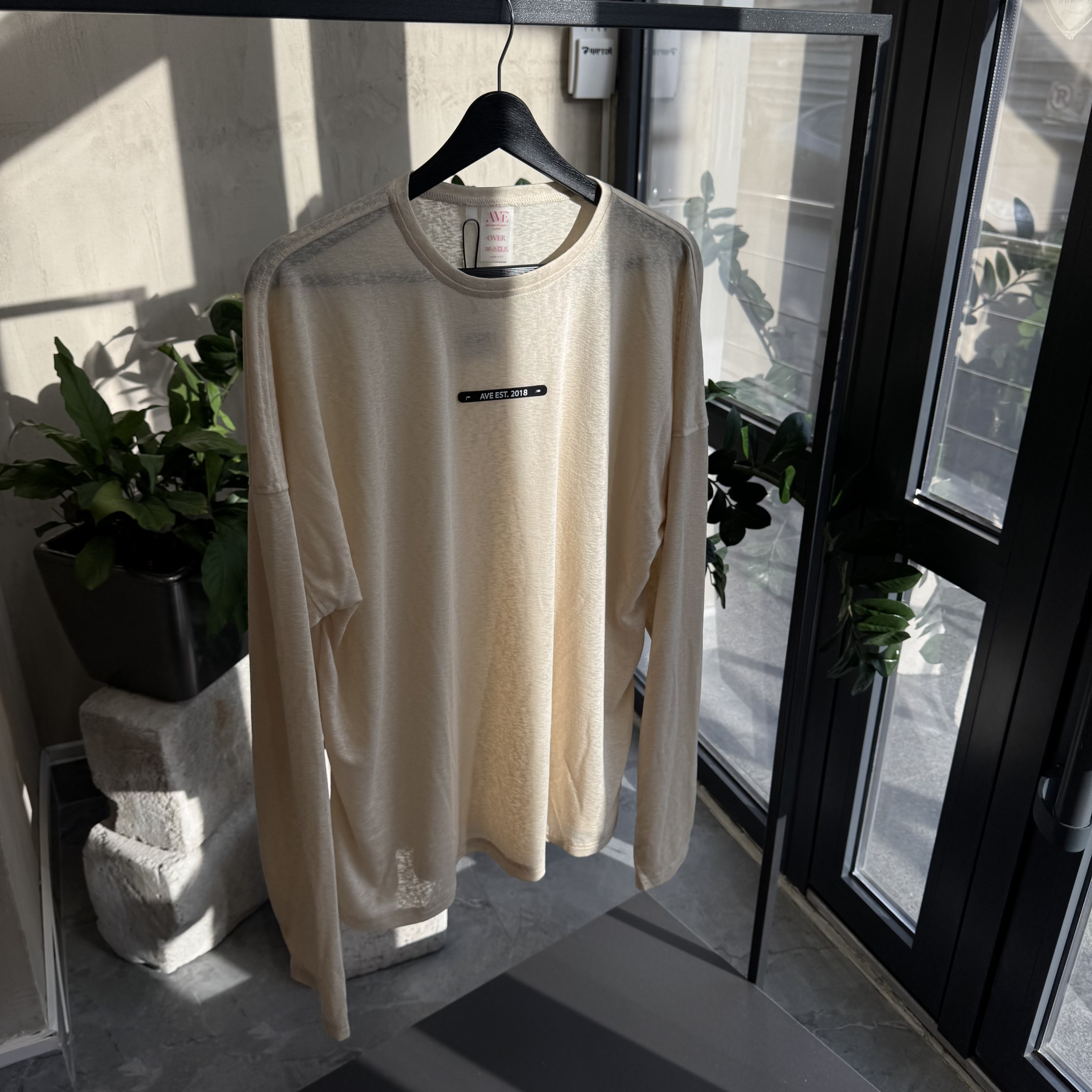 Fly viskoza longsleeve “beige”
