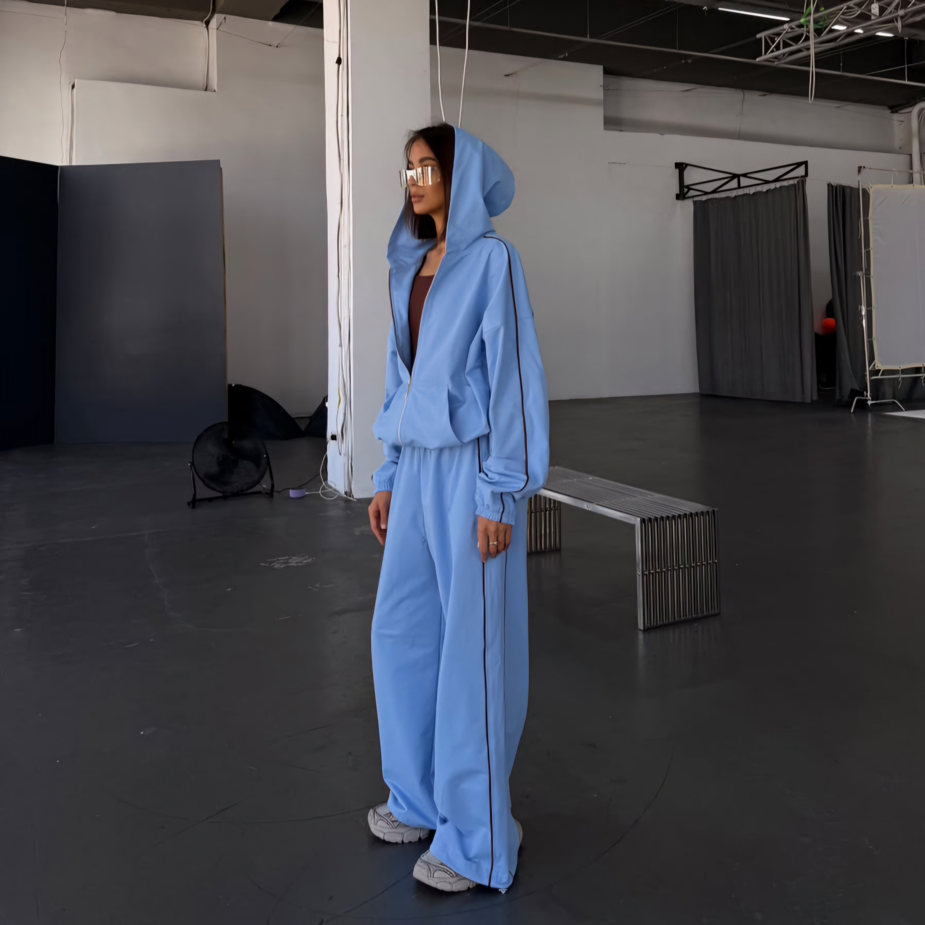 blue anorak set
